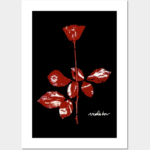Violator Red Wall Art by dullgold
